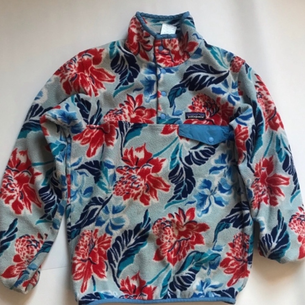 Patagonia Hawaiian print fleece